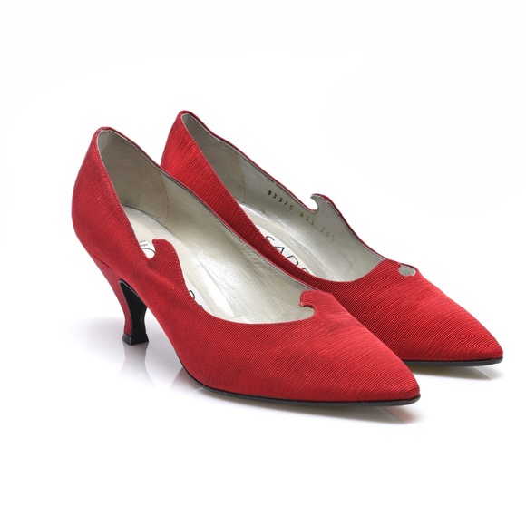 CASADEI Satin Twill Pumps Made in Italy US 6.5 - Picture 1 of 14